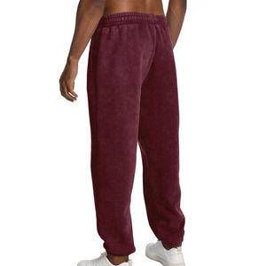 Pantalon de survêtement délavé à l'acide de qualité supérieure vêtements de sport tissu en coton collection d'hiver pantalons de survêtement détendus et confortables pour hommes - Product Image 2