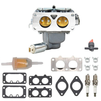 Carburateur de tondeuse à gazon Carb 796227 799230 699709 499804 adapté au moteur v-twin avec Briggs & Stratton, John Deere, nexus AYP