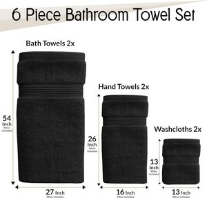 Luxury 100% Cotton Hotel <b>Bath</b> <b>Towel</b> <b>Set</b> Woven Disposable and Compressed <b>Towels</b> for Home Wholesale Plain Solid Color - Product Image 5