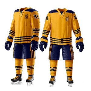 Uniforme de Hockey sobre Hielo a Precio de Fábrica, Diseño de Logotipo Personalizado, Uniforme de Hockey sobre Hielo Más Vendido al por Mayor - Product Image 3