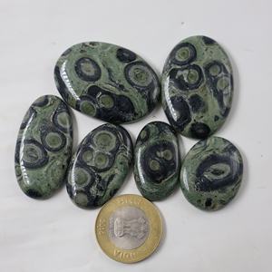 Pierre précieuse en jaspe Khambaba, taille personnalisée, grand cabochon, pendentif, pierre naturelle pour la fabrication de bijoux, sans forme mixte - Product Image 4