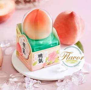 Crème glacée exotique à la pêche Hongqi TaoQi originale, paquet de 12 barres, goût premium, spécialité, crème glacée molle, saveur chocolat - Product Image 1