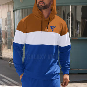 ชุดวอร์มผู้ชายแบบสวมหัวสั่งตัด ผ้าฝ้าย 100% ราคาดีที่สุด ชุดลำลองสำหรับผู้ชาย ขายออนไลน์ - Product Image 4