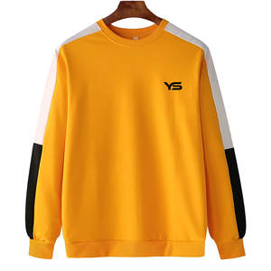 Sweat-shirt en molleton de coton pur pour hommes OEM de haute qualité motif solide confortable pour les techniques de teinture unie d'hiver - Product Image 1