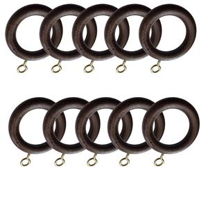 Excellent Quality Rustic Style Solid Wood <b>Curtain</b> Rings for Farmhouse and Modern Decor for Thick Drapes Available at Best Price - Product Image 2