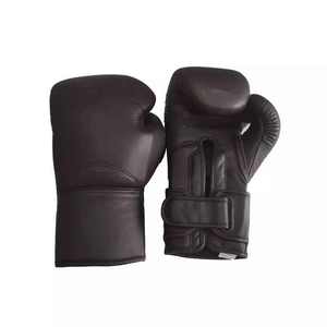 Guantes de entrenamiento de boxeo profesional Guantes de boxeo de cuero de diseño personalizado Guantes de kick boxing de cuero genuino - Product Image 3
