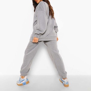 All Quality Cotton Breathable Winter Tracksuit for Ladies Casual Wear Regular Streetwear <b>Drop</b> Shoulder <b>Acid</b> Wash - Product Image 2