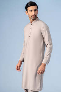 Hombres musulmanes islámicos largos de alta calidad Shalwar Kameez con bolsillos laterales Material de poliéster/algodón MOQ bajo más vendidos - Product Image 3