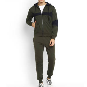 Style populaire survêtement pour hommes prix usine sweat à capuche et jogging ensemble personnalisé coton polyester tissu OEM ODM vente en gros bas quantité minimale de commande - Product Image 1