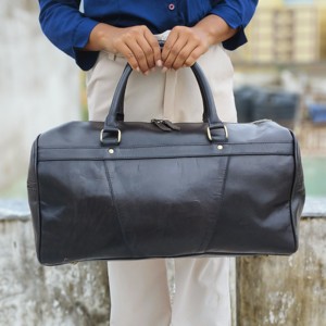 100% sac polochon en cuir véritable imprimé vache pour femme bandoulière Style épaule en couleur marron blanc pour voyage-été et automne - Product Image 5