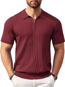 Camiseta Polo de punto de diseño profesional para hombre/camiseta transpirable de manga corta de ajuste Regular para hombre, camiseta Polo de algodón de talla grande - Product Image 3