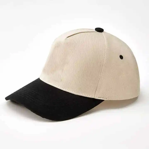Casquette de baseball structurée incurvée à 5 panneaux personnalisée par le fabricant avec logo en relief, unisexe, réglable, solide, à 5 panneaux - Product Image 6