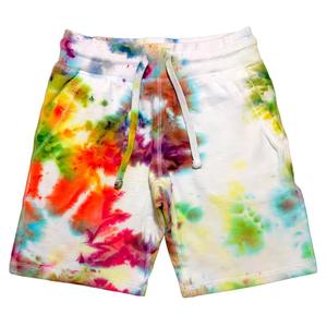 กางเกงขาสั้นสำหรับผู้ชายพิมพ์ลายย้อมสีหลายสีสดใสและมีบริการผลิตตามสั่งสไตล์ใหม่ - Product Image 1