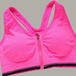 Front Zipper Sports Bra Top Fitness <b>Running</b> <b>Vest</b> Shock-absorbing Breathable Yoga Sports Bra For Women Push Up Brassiere S-4XL - Product Image 5