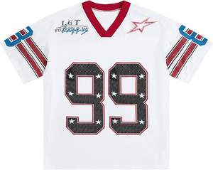 Ropa de calle Y2K de gran tamaño para hombre, con impresión por sublimación OEM Camiseta holgada, suministro directo de fábrica - Product Image 1