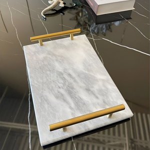 ถาดเสิร์ฟหินอ่อน/ไม้คุณภาพสูงทันสมัย ราคาขายส่งจากโรงงานโดยตรง ของตกแต่งวันคริสต์มาส สีสันปรับแต่งได้ ของตกแต่งบ้าน - Product Image 1