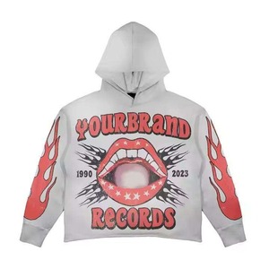 Sweat à capuche unisexe surdimensionné à épaules tombantes, lourd, 100% coton, écologique, personnalisable pour streetwear graphique - Product Image 3
