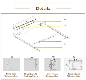 Pare-brise manuel électrique gonflable avec fermeture éclair Tissu imperméable avec fermeture éclair Stores enrouleurs coupe-vent Volets - Product Image 5