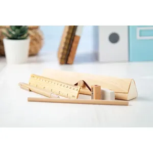 Sustainable Outline Wooden <b>Stationery</b> <b>Set</b> for Business Gift Giving - Product Image 5