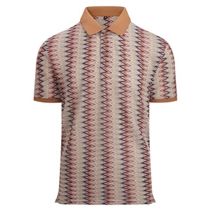 Polos para hombre personalizados con producción OEM Ajuste cómodo Tela de algodón de manga corta y etiquetado - Product Image 1