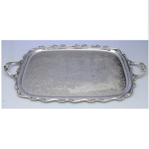 Bandeja de aluminio de calidad de lujo para servir alimentos, perfecta para bodas y eventos, vajilla más vendida y bandeja para servir alimentos - Product Image 6