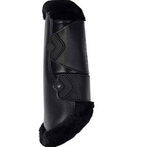 Botas Vaqueras de Piel Sintética Negra Personalizadas OEM para Entrenamiento y Desfile, Impermeables, con Relieve, Color y Logotipo Personalizables - Product Image 4