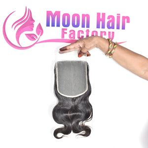 Producto de Alta Calidad, Precio de Fábrica al por Mayor, Cabello Humano Indio Virgen, Cierre Bodywave, Suave y Sedoso, Natural, Fabricante por Exportación - Product Image 5