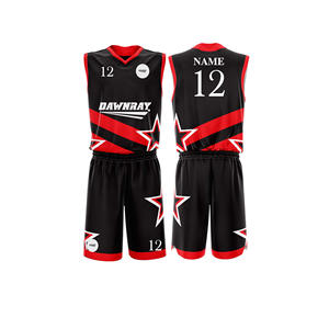 Conjunto de Uniforme de Baloncesto Personalizado, Jersey y Pantalones Cortos de Poliéster Transpirable de Secado Rápido, Ropa Deportiva para Hombres, Mujeres y Jóvenes - Product Image 2