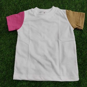เสื้อยืดผ้าแคนวาสสำหรับเด็กวัยหัดเดินเสื้อยืด2-13เสื้อยืดแขนสั้นสำหรับเด็กผู้ชายและเด็กผู้หญิงเสื้อยืดเสื้อยืดแฟชั่นสีตัดกัน - Product Image 2