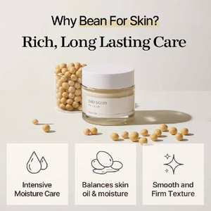 Routine de soins de la peau coréenne en gros mixsoon Bean Cream 50ml crème d'hydratation apaisante longue durée pour le visage - Product Image 2