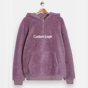 Sudadera con capucha de gran tamaño Sherpa para hombre y mujer de la mejor calidad 2024 con forro polar borroso ropa deportiva de algodón 100% - Product Image 3