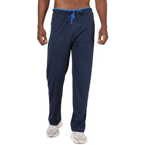 กางเกงสเวตเตอร์ลายทางสำหรับผู้ชายกางเกงสเวตเตอร์ลายทางทรงตรงแนวสตรีทจ๊อกกิ้งกางเกงวอร์มสำหรับผู้ชาย - Product Image 2