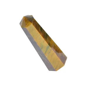 Obélisque en cristal d'œil de tigre naturel 50-55 mm pour la concentration, la protection et la confiance - Product Image 1