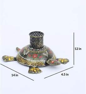 Support de stylo en forme de tortue unique, design indien, accessoire de rangement pour la papeterie, pour les surfaces de table dans les bureaux à domicile, en gros - Product Image 5