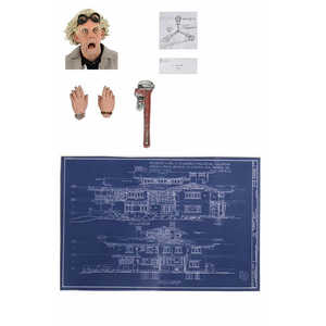 Figura de Acción Ultimate de Doc Emmett Brown de Back to the Future, Nueva, Modelo de Plástico, Diseño de Personaje de Anime Japonés, en Caja - Product Image 2