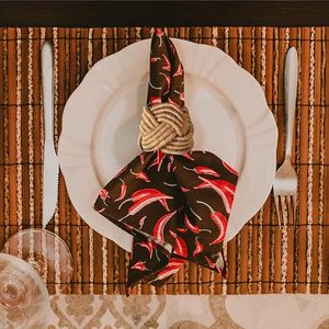 Grands ronds de serviette en rotin de décor de table en vrac pour la table à manger de fête rassemblements de famille de tous les jours pour les décorations - Product Image 4