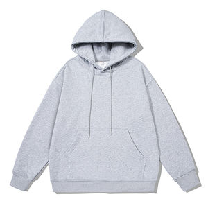 Nueva sudadera deportiva de primavera y otoño, cómoda, holgada, tejida, tela de retazos, cuello con capucha de Color sólido - Product Image 1