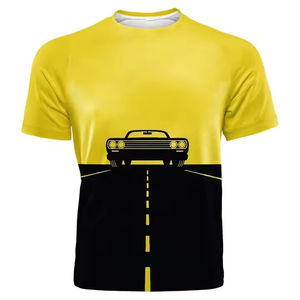 T-shirt personnalisé de haute qualité 100% coton 280gsm épais imprimé DTG T-shirt uni pour hommes T-shirts tricotés vierges - Product Image 5