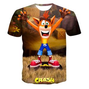 Nueva camiseta de dibujos animados de moda 3D impresa verano moda hombres y mujeres deportes camisas de manga corta nueva camiseta de dibujos animados de moda - Product Image 5