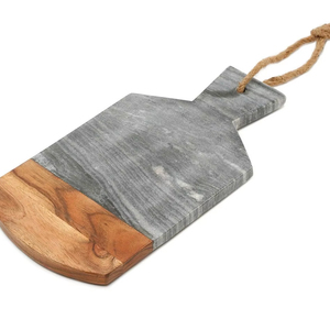 Planche à découper en bambou, plateau de service 12x8 pouces, 1,5 cm d'épaisseur, écologique, 100% durable, passe au lave-vaisselle - Product Image 1