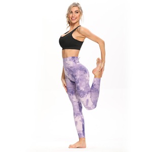 Women's Custom Wholesale Summer Casual Printed Yummy Leggings Pockets Soft Polyester/Spandex Logo Waist Sublimation Technique - Product Image 2