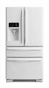 Refrigerador de Puerta Francesa Blanco de Grado Superior, Congelador Inferior de Profundidad Reducida, Electrodoméstico Inteligente para Cocina, Tirador de Aluminio, OEM Personalizado - Product Image 2
