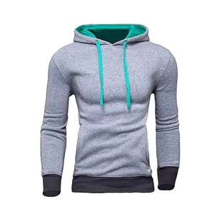 Sweat à capuche 100% coton personnalisé pour hommes Sweat-shirt pull-over à col rond de haute qualité avec impression 3D en relief - Product Image 5