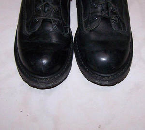 Bottes d'hiver tactiques imperméables en cuir véritable noir, légères, avec embout en acier, pour la randonnée en plein air - Product Image 3