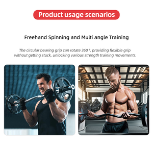 قضبان رفع الأثقال الفولاذية المطلية كهربائيًا بزاوية 360 درجة الأكثر مبيعًا - Product Image 3