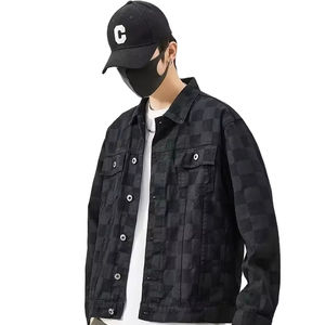 Chaqueta vaquera elegante para hombre, ropa informal OEM, venta al por mayor, chaqueta vaquera de algodón de alta calidad para hombre, chaqueta vaquera personalizada para hombre - Product Image 5