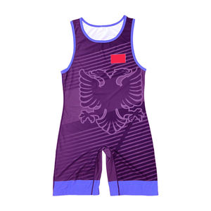 Combinaison de lutte de haute qualité pour l'entraînement et la compétition, impression par sublimation, combinaisons de lutte superbes, uniforme de lutte pour adultes - Product Image 1