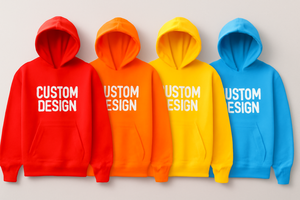 เสื้อมีฮู้ดผ้า100% สำหรับผู้ชายเสื้อฮู้ดพิมพ์ลายพัฟ500gsm งานตามสั่ง - Product Image 3