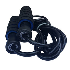 เชือกกระโดดทำจากไม้เชือกกระโดดทำจากหนังพร้อมด้ามจับไม้ - Product Image 4