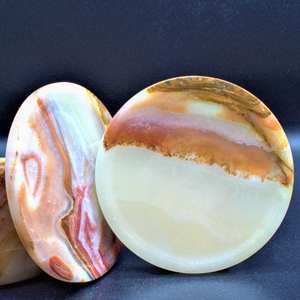 Stone <b>Coasters</b> Durable and Elegant Trendy Design <b>Marble</b> <b>Coasters</b> with Natural Stone Textures for High-end Decor Themes Stone - Product Image 3